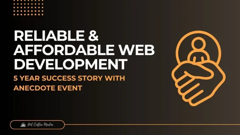 Reliable and Affordable Web Development in Kolkata: Our 5-Year Success Story with Anecdote Event